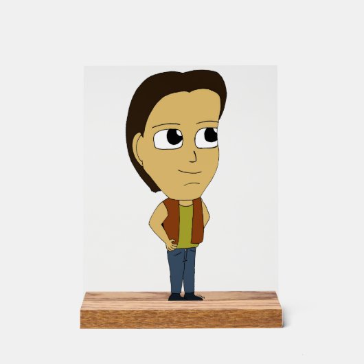chibi acryl bord (Voorkant)