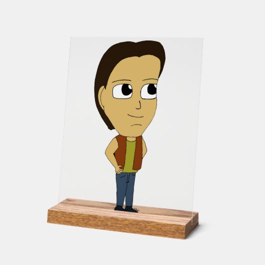 chibi acryl bord (Hoek)