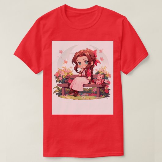 Chibi Aerith T-shirt (Design voorkant)