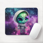 Chibi Alien in Hoodie Muismat (Met muis)
