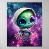 Chibi Alien in Hoodie Poster (Voorkant)
