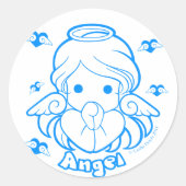 Chibi Angel Sticker (Voorkant)