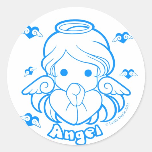 Chibi Angel Sticker (Voorkant)