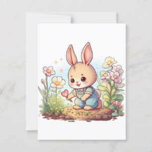 Chibi animal briefkaart