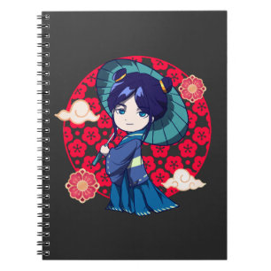 Chibi Anime Kawaii Kimono Notitieboek