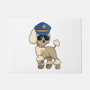 Chibi Anime Politie Poedel Hond Deurmat