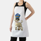 Chibi Anime Politie Poedel Hond Schort (Insitu)