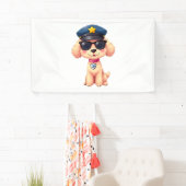 Chibi Anime Politie Poedel Hond Spandoek (Insitu)