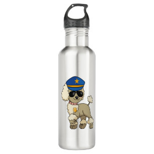 Chibi Anime Politie Poedel Hond Waterfles