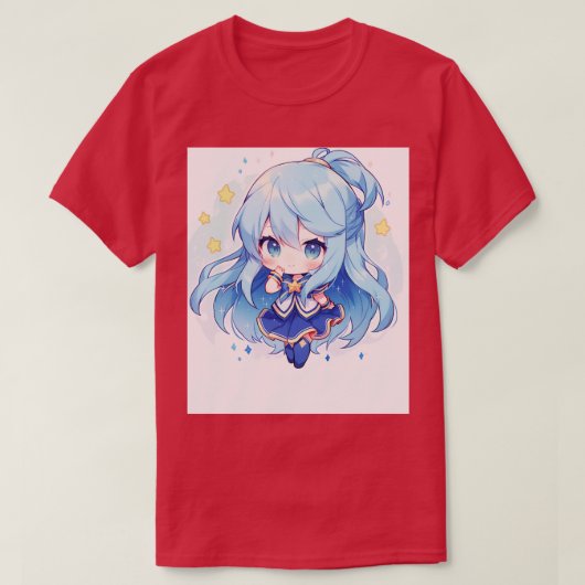 Chibi Aqua 1 T-shirt (Design voorkant)