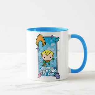 Chibi Aquaman - Ik zal de zeven Zeeen draaien Mok