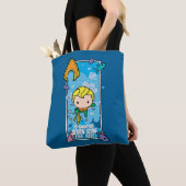 Chibi Aquaman - Ik zal de zeven Zeeen draaien Tote Bag (Dichtbij)