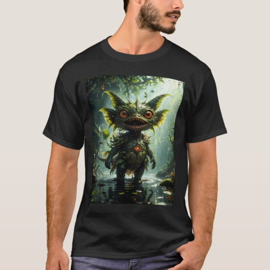 Chibi Aquatic Goblin T-shirt (Voorkant)