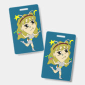 chibi badge (Voor- en achterkant)