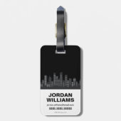 Chibi Batgirl klaar voor actie Bagagelabel (Achterkant verticaal)