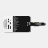 Chibi Batgirl klaar voor actie Bagagelabel (Achterkant horizontaal)