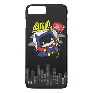 Chibi Batgirl klaar voor actie iPhone 8/7 Plus Hoesje