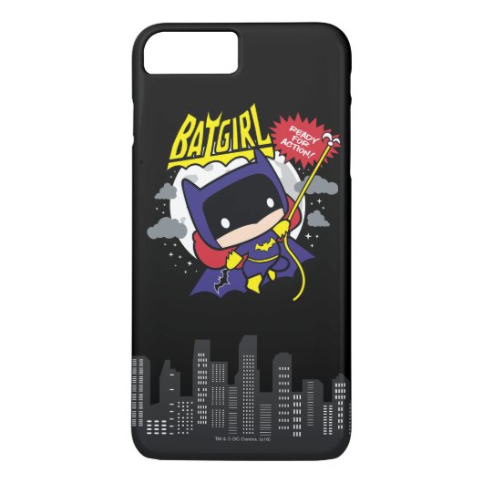 Chibi Batgirl klaar voor actie Case-Mate iPhone Case (Achterkant)