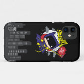 Chibi Batgirl klaar voor actie Case-Mate iPhone Case (Achterkant (horizontaal))