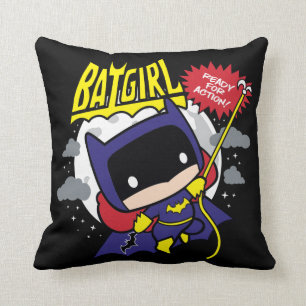 Chibi Batgirl klaar voor actie Kussen