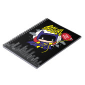 Chibi Batgirl klaar voor actie Notitieboek (Linkerzijde)