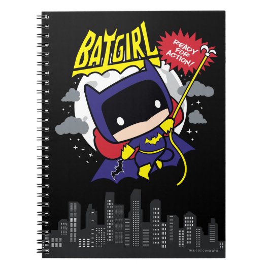 Chibi Batgirl klaar voor actie Notitieboek (Voorkant)