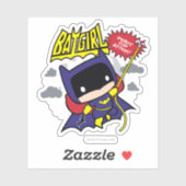 Chibi Batgirl klaar voor actie Sticker (Vel)