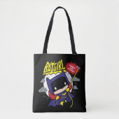 Chibi Batgirl klaar voor actie Tote Bag (Voorkant)