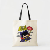 Chibi Batgirl klaar voor actie Tote Bag (Voorkant)
