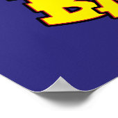 Chibi Batgirl met Gotham silhouet & logo Poster (Hoek)