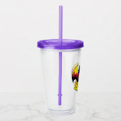 Chibi Batgirl met Gotham Skyline en Logo Acryl Drinkbeker (Rechts)