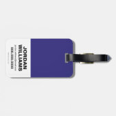 Chibi Batgirl met Gotham Skyline en Logo Bagagelabel (Achterkant horizontaal)