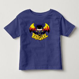 Chibi Batgirl met Gotham Skyline en Logo Kinder Shirts