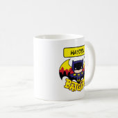 Chibi Batgirl met Gotham Skyline en Logo Koffiemok (Voorkant rechts)