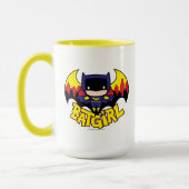 Chibi Batgirl met Gotham Skyline en Logo Mok (Links)