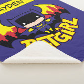 Chibi Batgirl met Gotham Skyline en Logo Sherpa Deken (3/4)