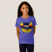 Chibi Batgirl met Gotham Skyline en Logo T-shirt (Voorkant volledig)