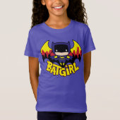 Chibi Batgirl met Gotham Skyline en Logo T-shirt (Voorkant)