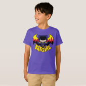 Chibi Batgirl met Gotham Skyline en Logo T-shirt (Voorkant volledig)