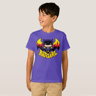 Chibi Batgirl met Gotham Skyline en Logo T-shirt