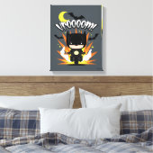 Chibi Batman Batcycle Canvas Afdruk (Insitu (Slaapkamer))