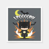Chibi Batman Batcycle Servet (Voorkant)