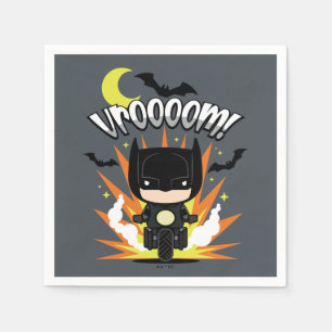 Chibi Batman Batcycle Servet