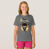 Chibi Batman Batcycle T-shirt (Voorkant volledig)