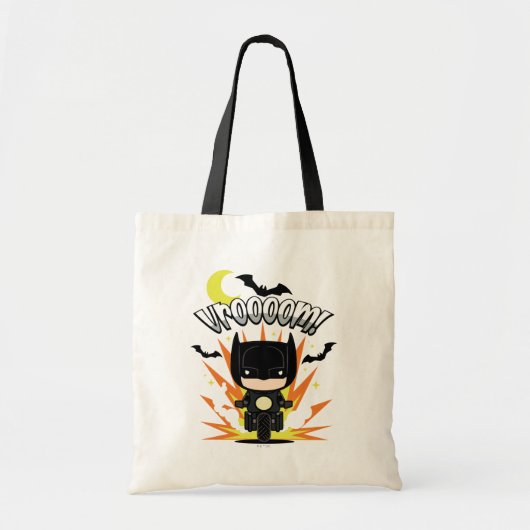 Chibi Batman Batcycle Tote Bag (Voorkant)