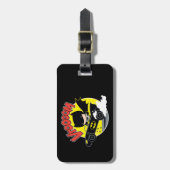 Chibi Batman in Batmobile Bagagelabel (Voorkant verticaal)