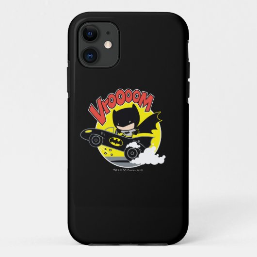 Chibi Batman in Batmobile Case-Mate iPhone Case (Achterkant)