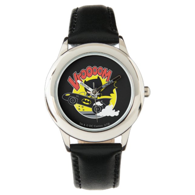 Chibi Batman in Batmobile Horloge (Voorkant)