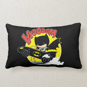Chibi Batman in Batmobile Kussen