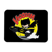 Chibi Batman in Batmobile Magneet (Horizontaal)